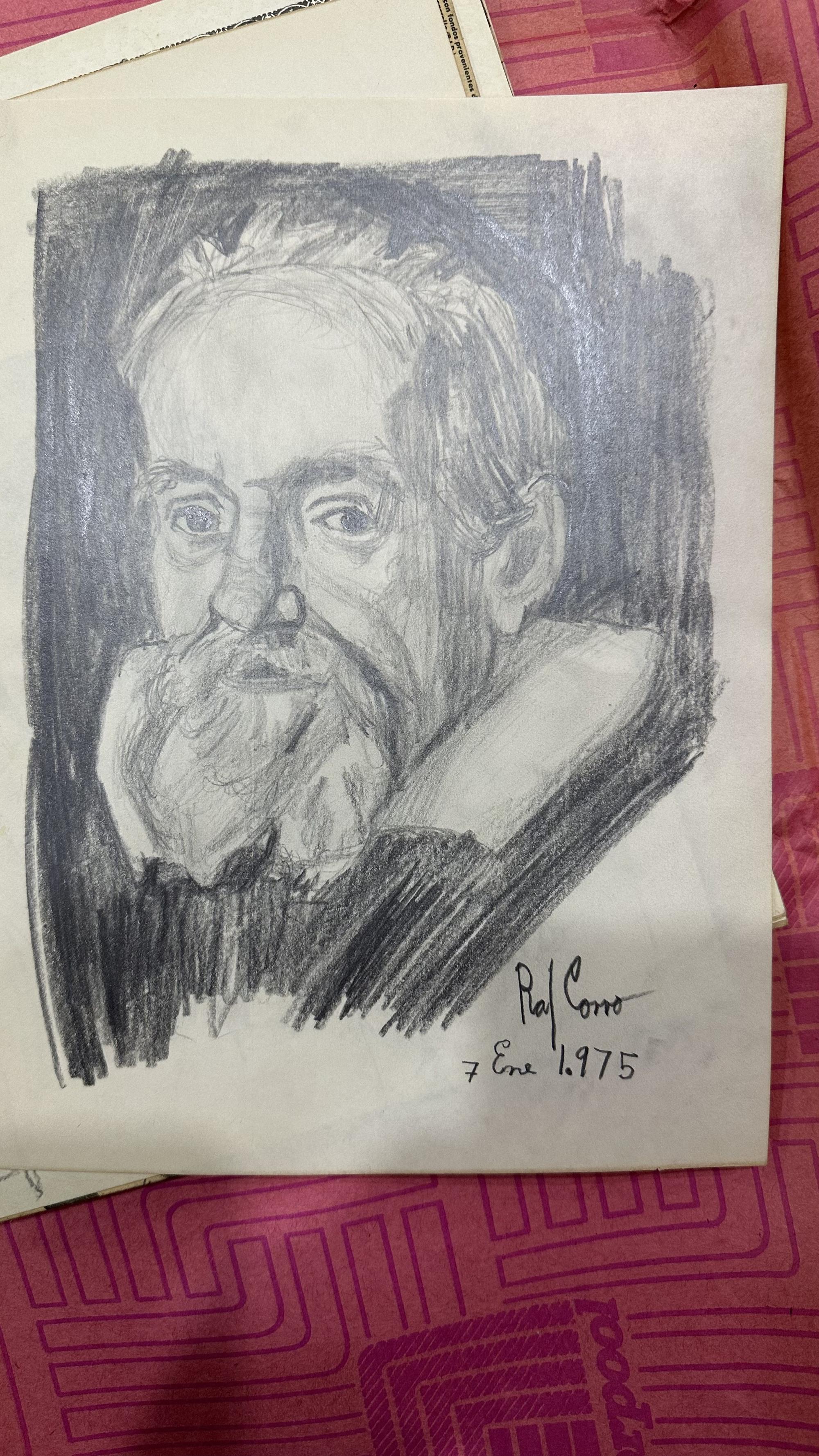 Portrait Drawing 114 - Dibujo de Retrato 114 - Rafael Corro
