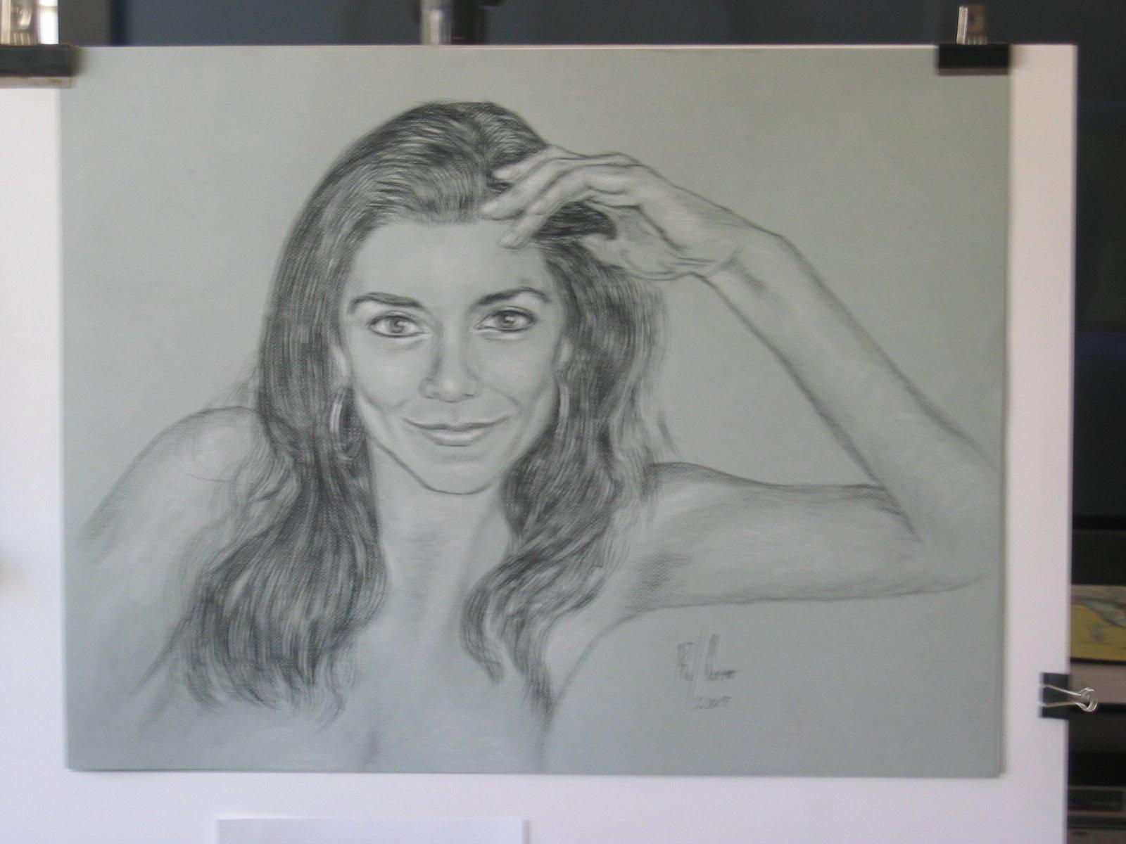 Portrait Drawing 12 - Dibujo de Retrato 12 - Rafael Corro