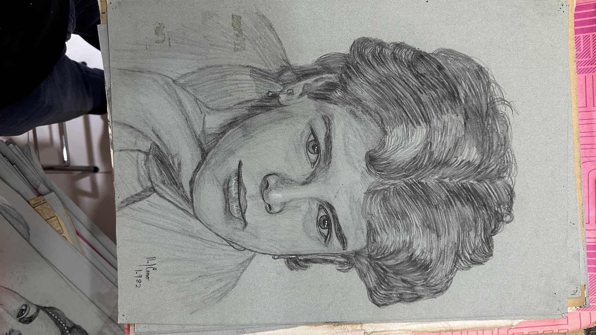 Portrait Drawing 128 - Dibujo de Retrato 128 - Rafael Corro