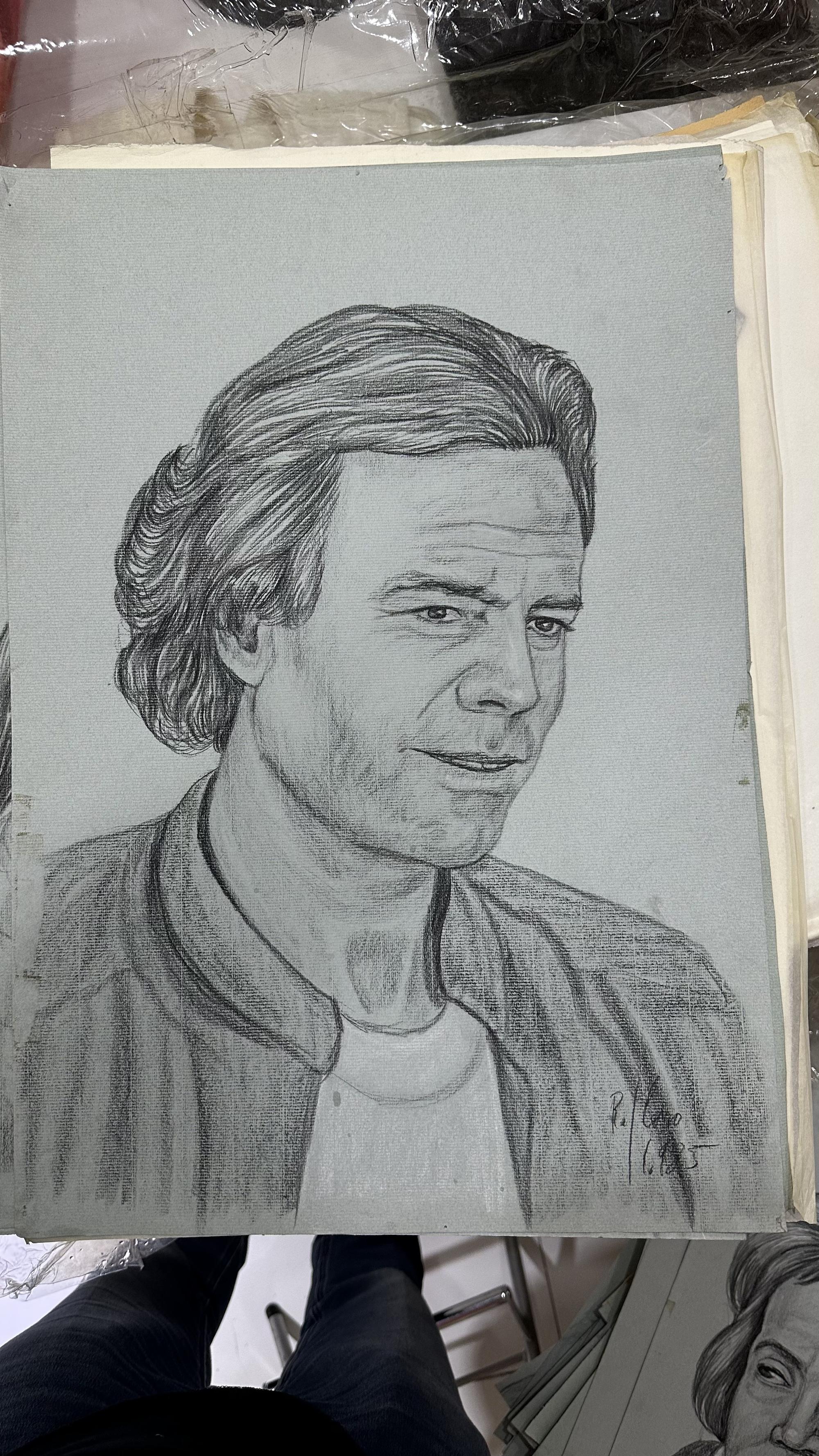 Portrait Drawing 129 - Dibujo de Retrato 129 - Rafael Corro