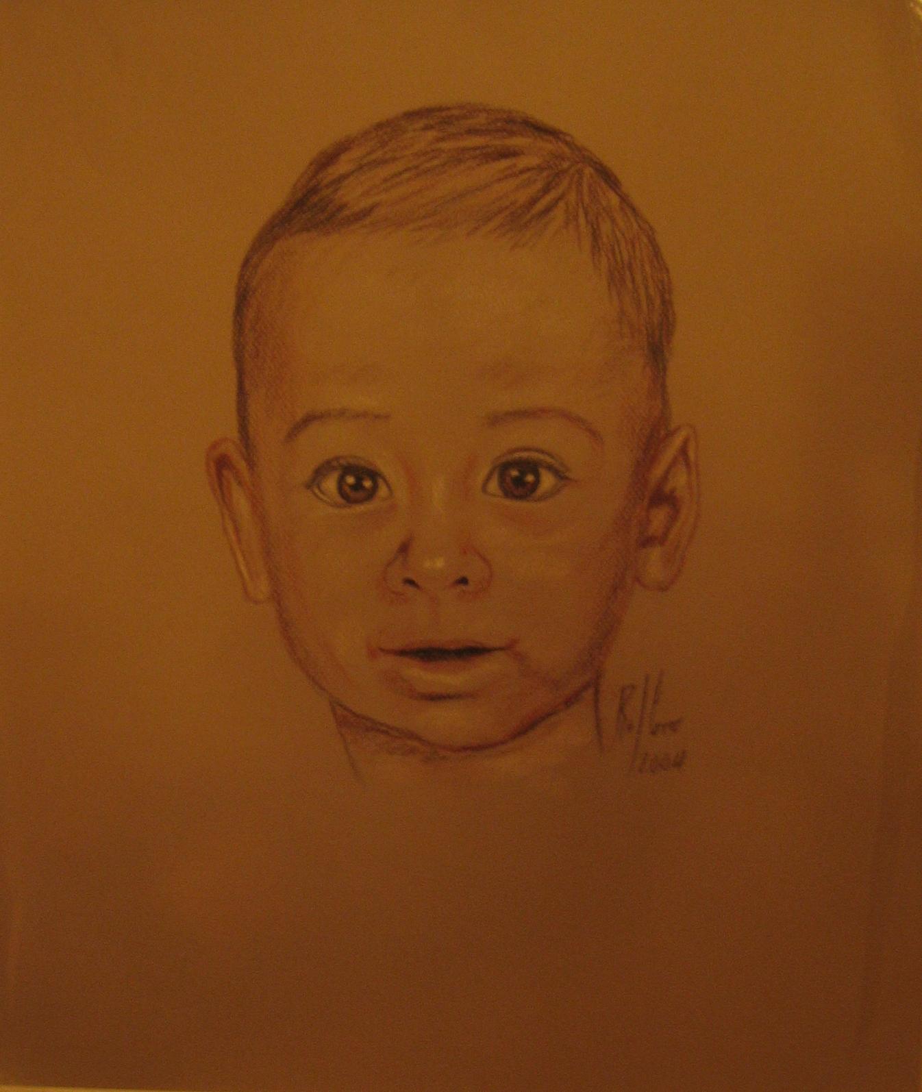Portrait Drawing 146 - Dibujo de Retrato 146 - Rafael Corro