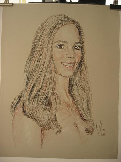 Portrait Drawing 151 - Dibujo de Retrato 151 - Rafael Corro