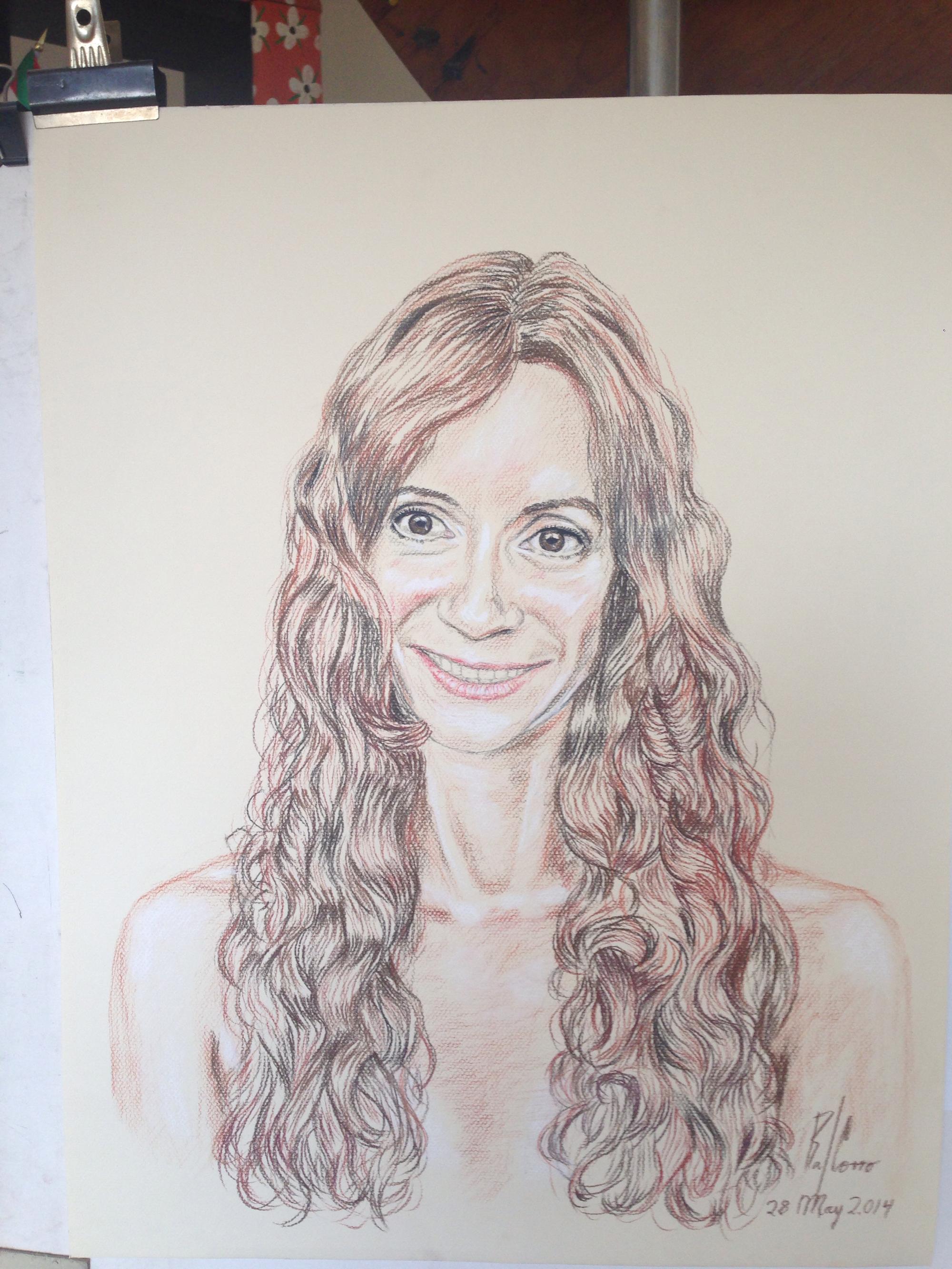 Portrait Drawing 157 - Dibujo de Retrato 157 - Rafael Corro