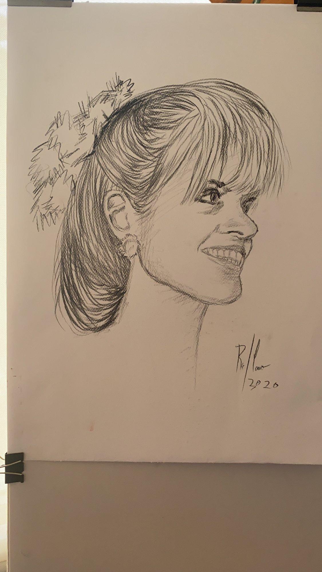 Portrait Drawing 20 - Dibujo de Retrato 20 - Rafael Corro