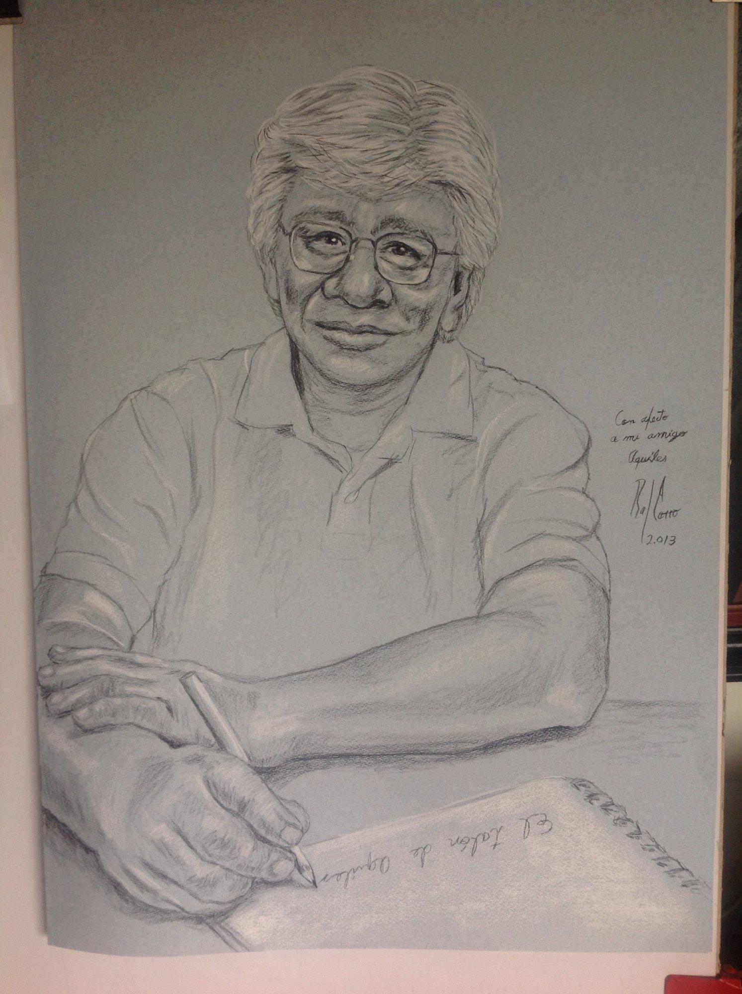 Portrait Drawing 25 - Dibujo de Retrato 25 - Rafael Corro