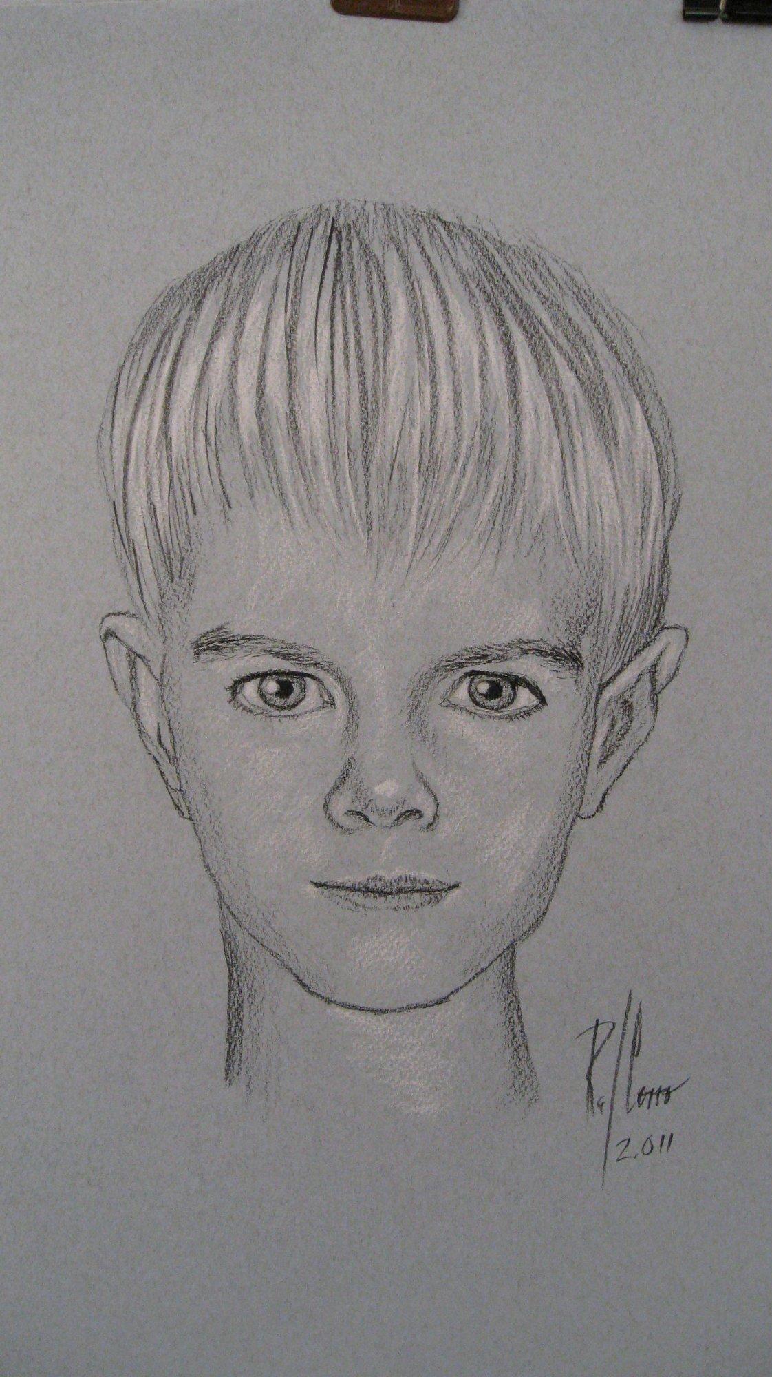 Portrait Drawing 39 - Dibujo de Retrato 39 - Rafael Corro