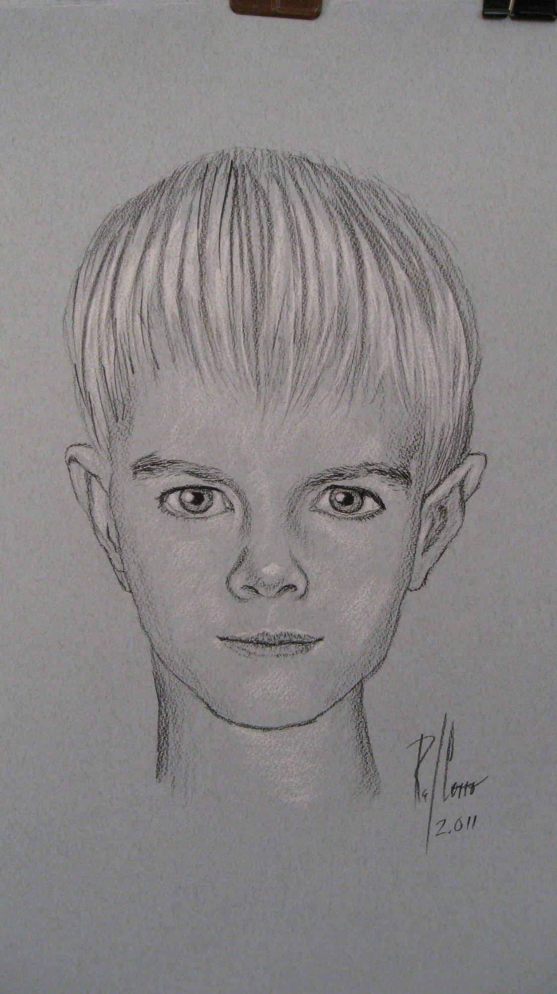 Portrait Drawing 40 - Dibujo de Retrato 40 - Rafael Corro