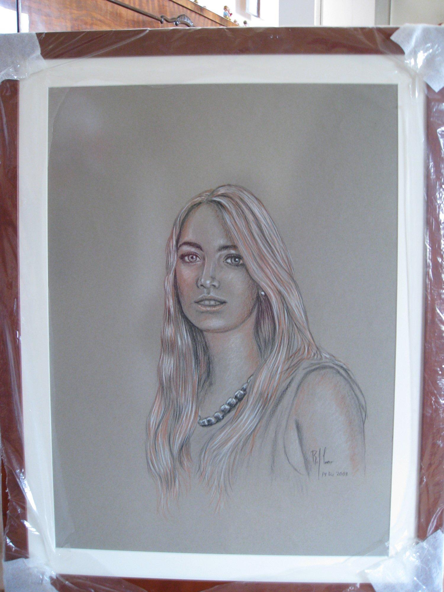 Portrait Drawing 46 - Dibujo de Retrato 46 - Rafael Corro