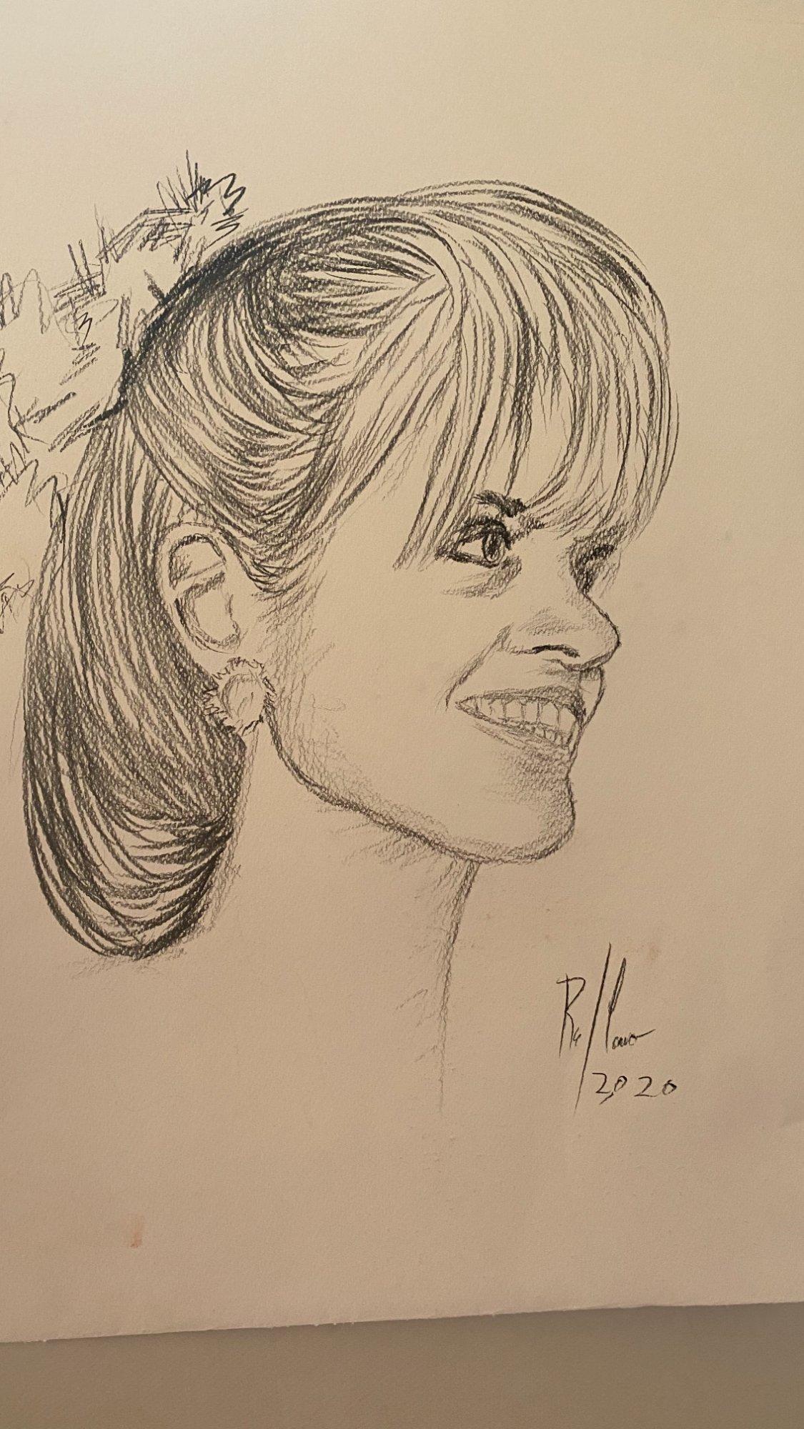 Portrait Drawing 54 - Dibujo de Retrato 54 - Rafael Corro