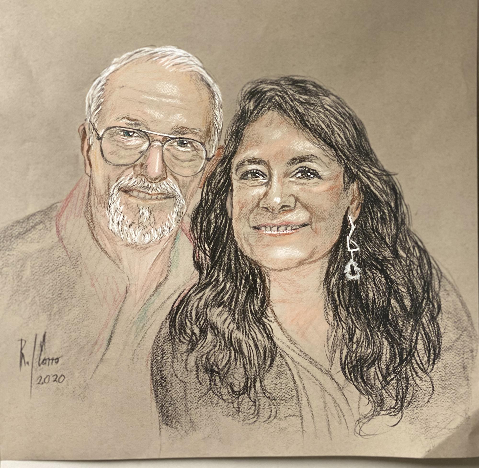 Portrait Drawing 88 - Dibujo de Retrato 88 - Rafael Corro