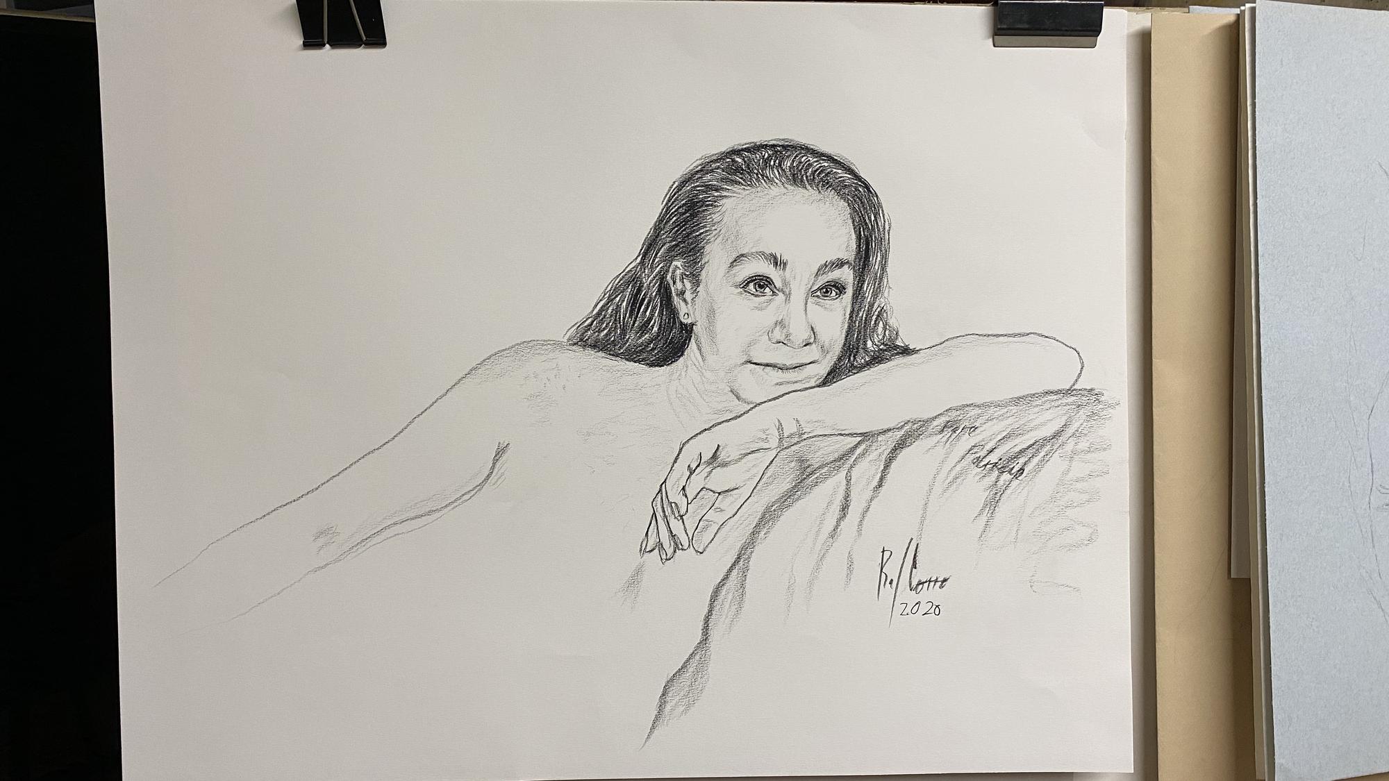 Portrait Drawing 94 - Dibujo de Retrato 94 - Rafael Corro