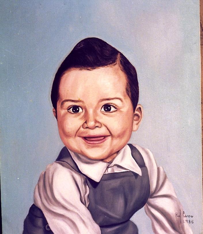 Kids Oil Portrait 3 - Retrato Infantil al Óleo 3 - Rafael Corro